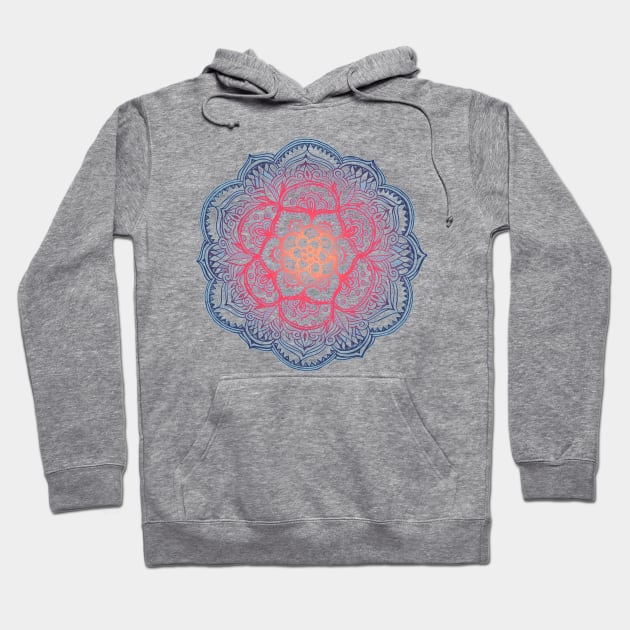 Radiant Medallion Doodle Hoodie by micklyn